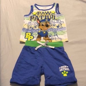 Two-piece Paw Patrol outfit